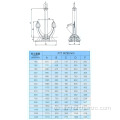 CB711-95 Anchor Spek con certificado de clase